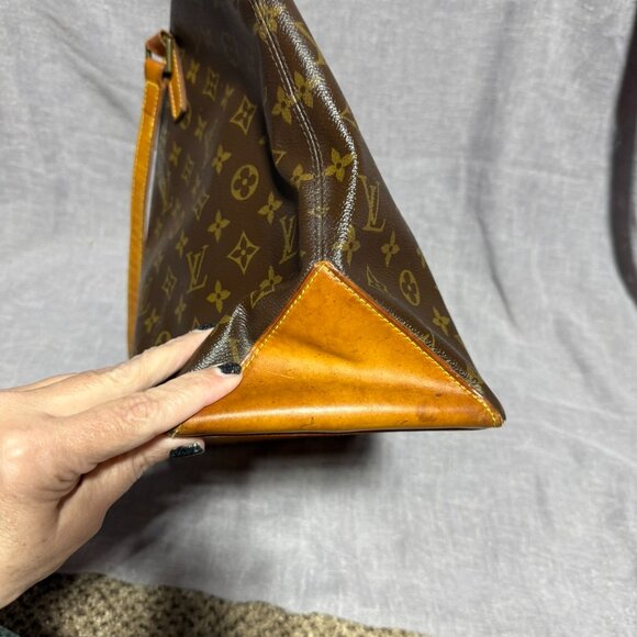 LOUIS VUITTON CABAS MEZZO HAND TOTE BAG PURSE MONOGRAM - Picture 4 of 5